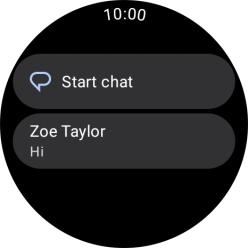 Press the required text message to read it.