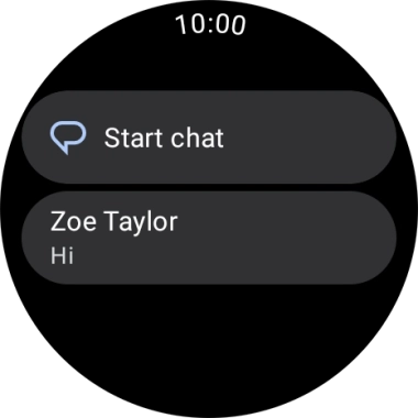 Press the required text message to read it.