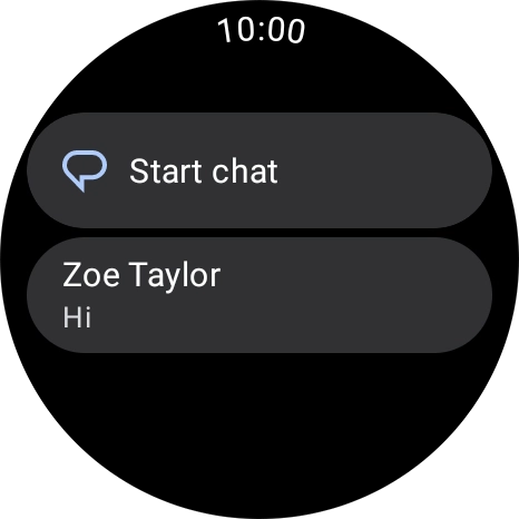 Press the required text message to read it.