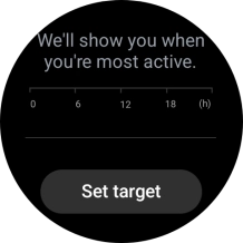 Press Set target.