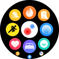 Press the Workouts icon.
