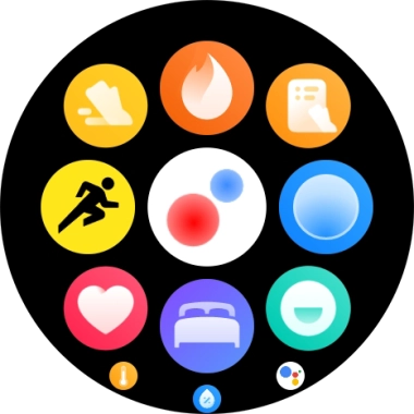 Press the Workouts icon.