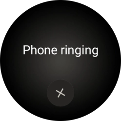 Press the end icon when you've found your phone.