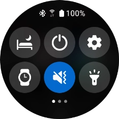 Press the required function to open an application or turn the function on or off.