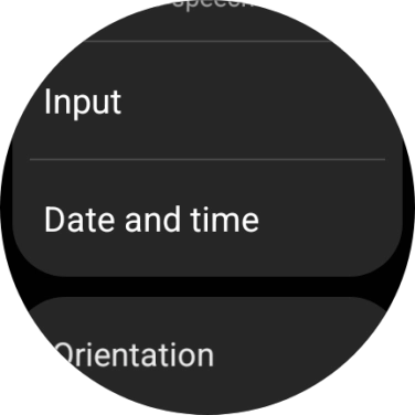Press Date and time.