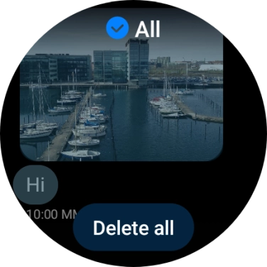 Press Delete all.