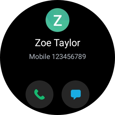 Press the call icon.