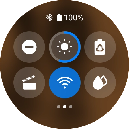 Press the low power mode icon.