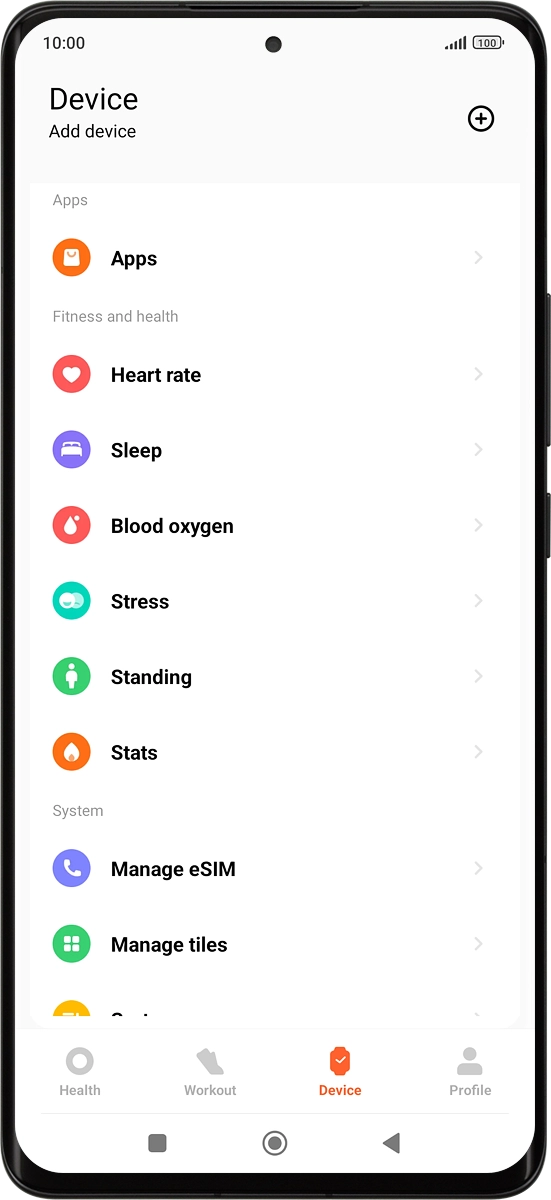 On your phone: Press Manage eSIM.