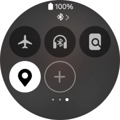 Press the find my phone icon to send a signal to your phone.