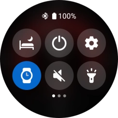 Press the required function to open an application or turn the function on or off.
