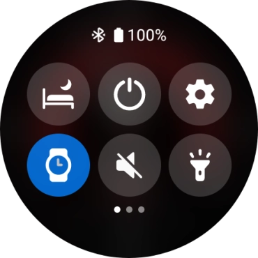 Press the required function to open an application or turn the function on or off.