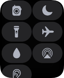 Press the flight mode icon to turn the function on or off.