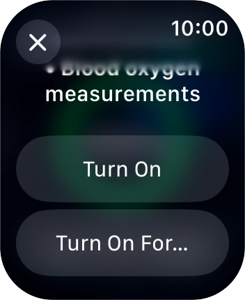 Press Turn On.