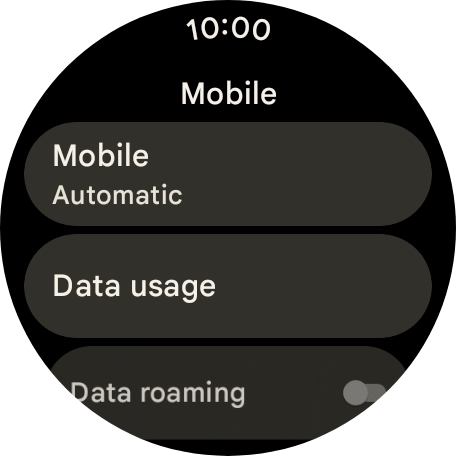 Press Mobile.