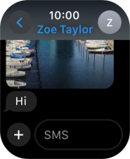 Press SMS.
