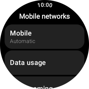 Press Mobile.