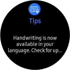 Press the required notification to open it.