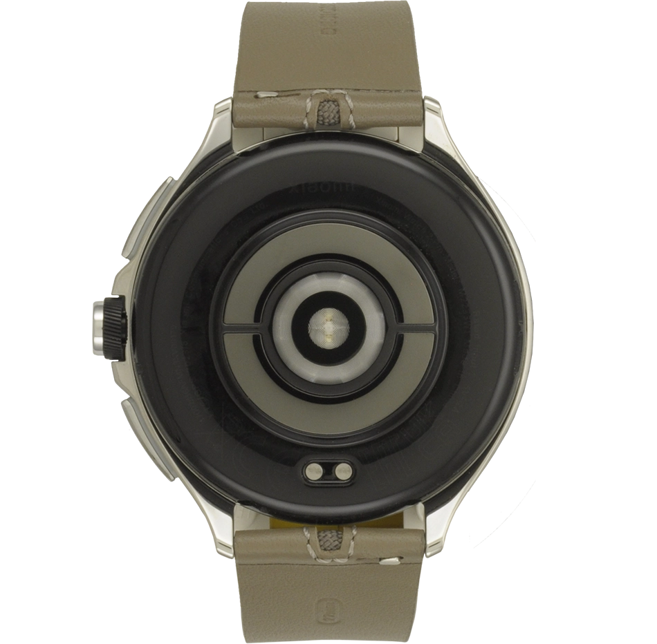Place the back of your smartwatch on the magnetic charger aligning the charger contacts with contacts on the back of your watch.