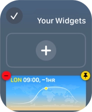 Press the confirm icon.