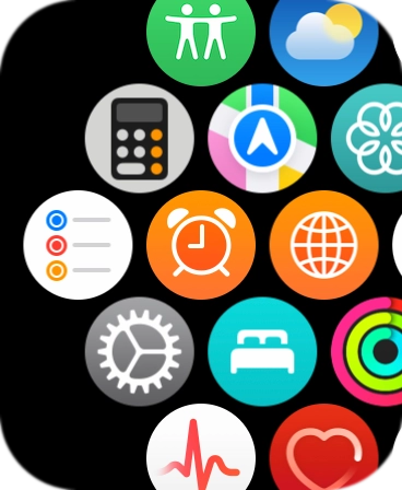 Press the Maps icon.