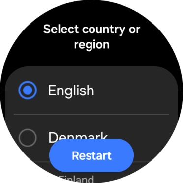 Press Restart.