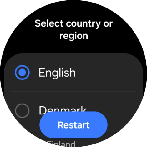 Press Restart.