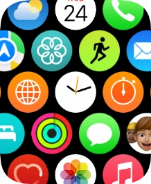 Press the message icon.