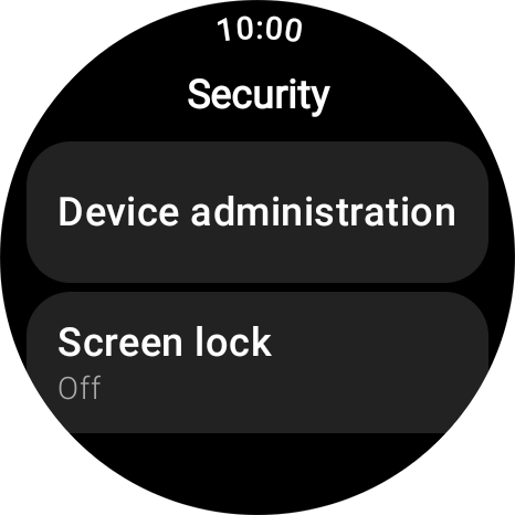 Press Screen lock.