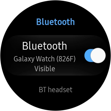 Press BT headset.
