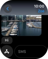 Press SMS.