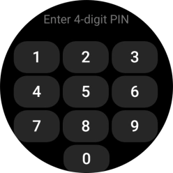 Key in the required PIN and follow the instructions on the screen to create a PIN as lock code.