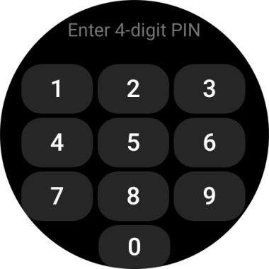 Key in the required PIN and follow the instructions on the screen to create a PIN as lock code.