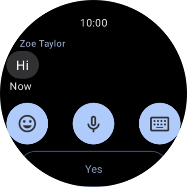 Press the microphone icon.