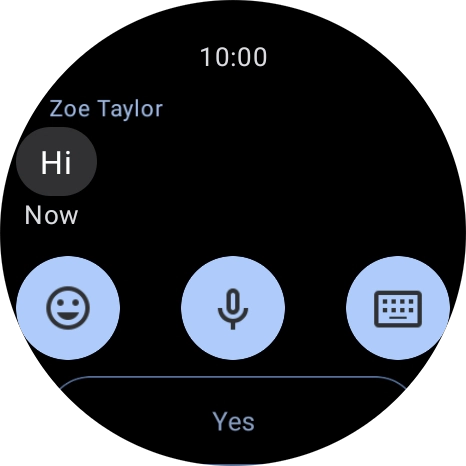Press the microphone icon.