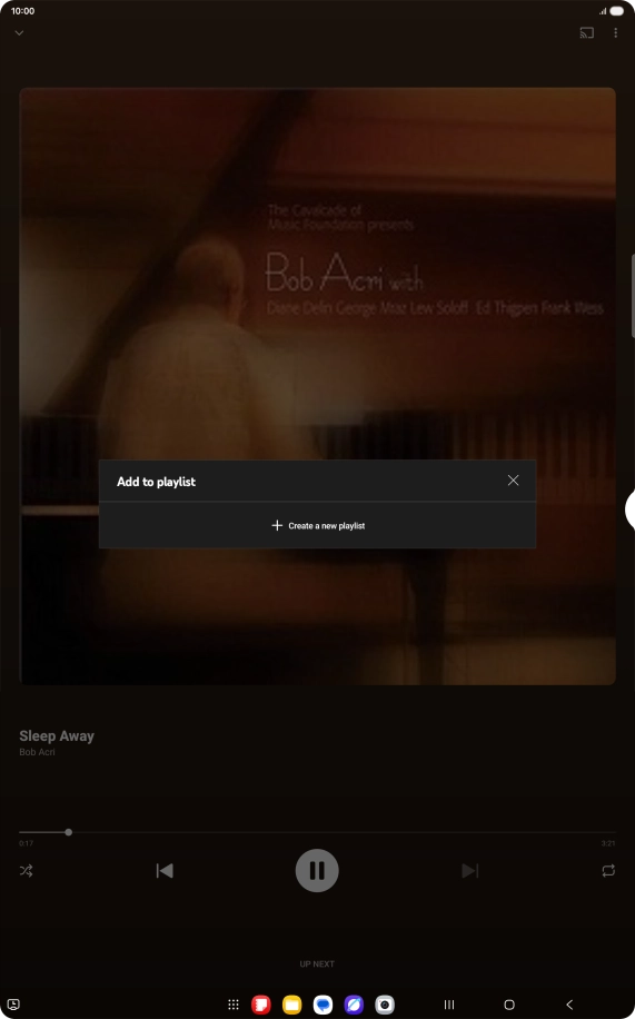 Press Create a new playlist.