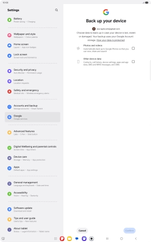 Press the required fields.