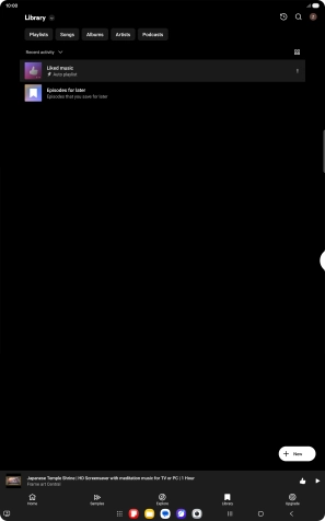 Press the drop down list.