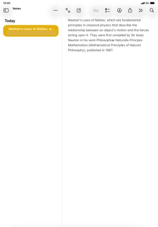 Press the extended menu icon.