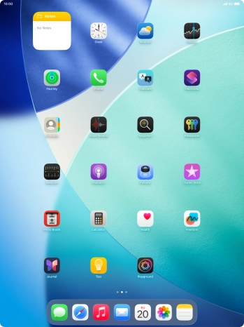 If you're using a Widget Stack: slide up or down on the stack to select the required widget.