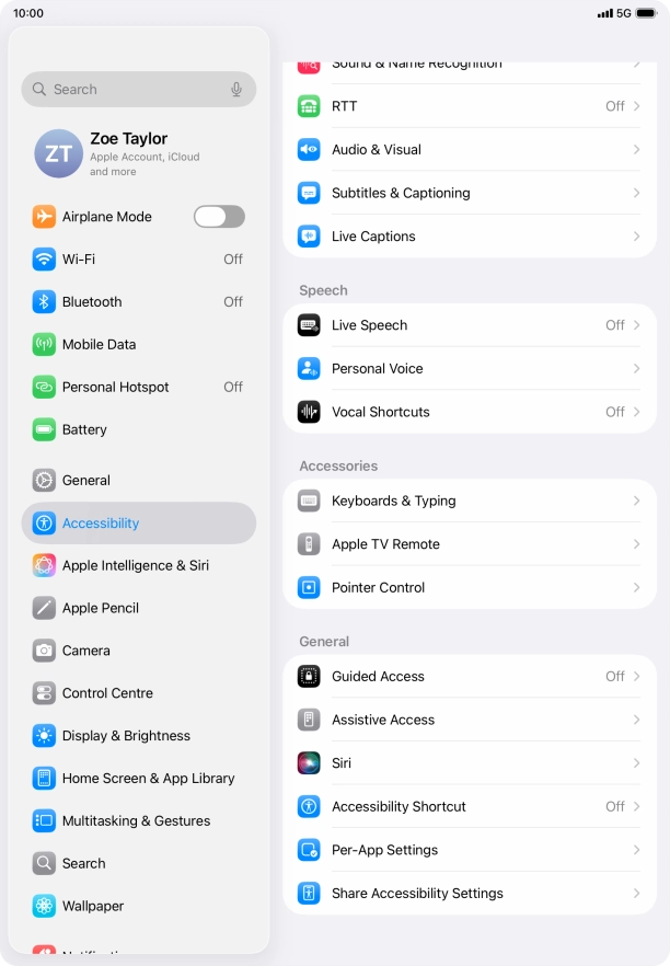 Press the required category below 