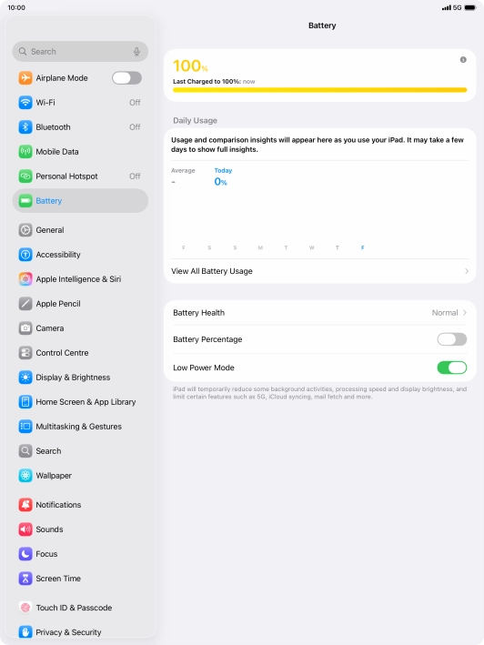 Slide your finger upwards starting from the bottom of the screen to return to the home screen.