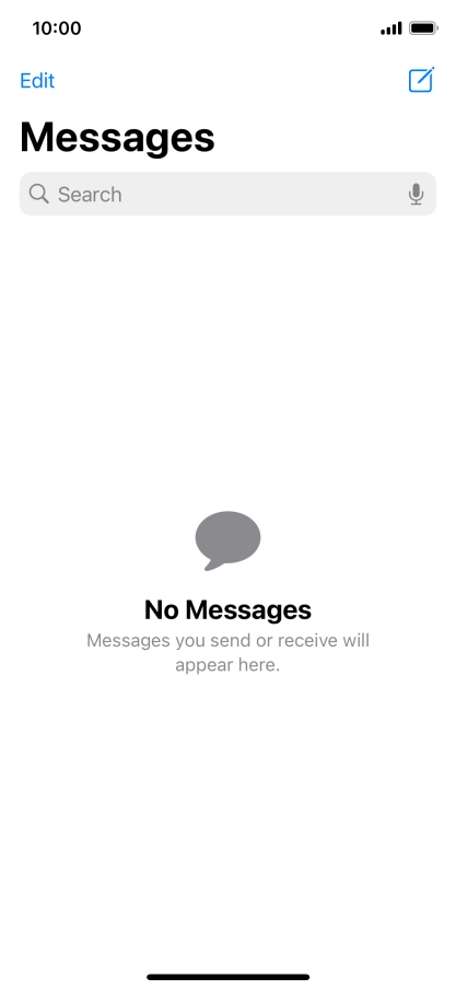 Press the new message icon.