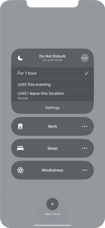 Slide your finger upwards starting from the bottom of the screen to return to the home screen.