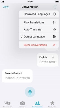 Press Clear Conversation.