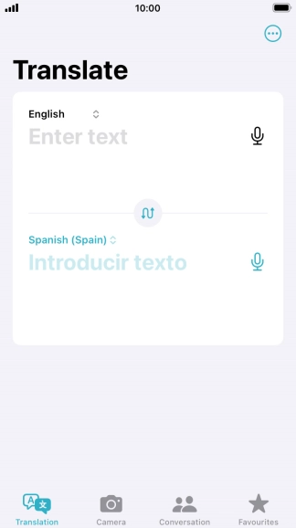 Press the first drop down list.
