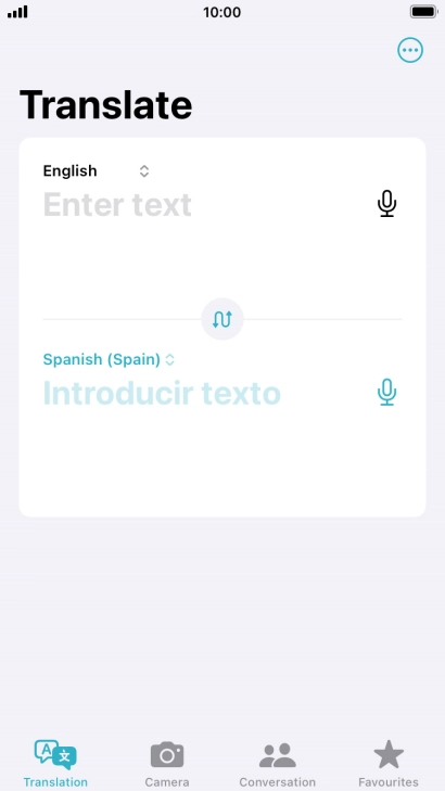 Press the first drop down list.