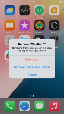 Press Delete App.