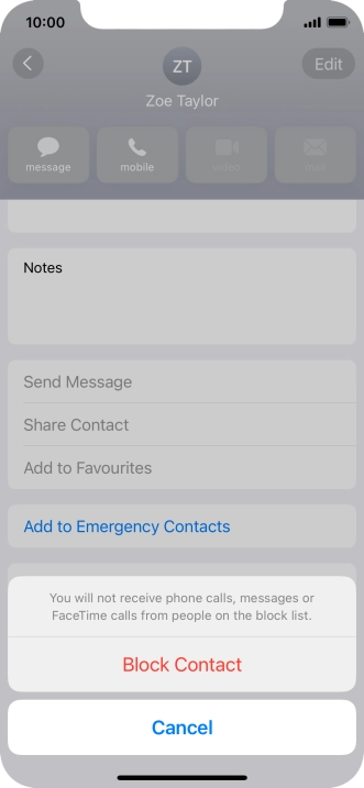 Press Block Contact.