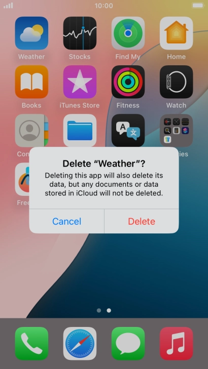 Press Delete.